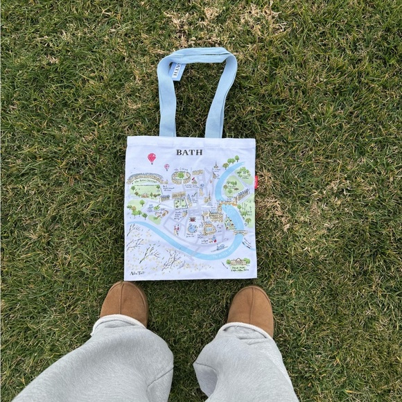 Bath London Illustrated Tote Bag NWOT - Picture 1 of 3